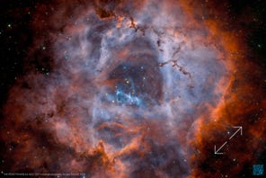 NGC 2244 Mgławica Rozeta - Rosetta Nebula  - Caldwell 50