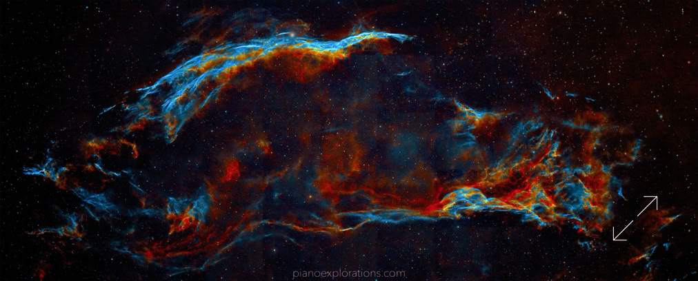 NGC 6960 - Miotła Wiedźmy / Western Veil Nebula