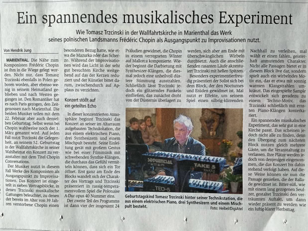 Chopin Conversations - Wiesbadenber Kurier