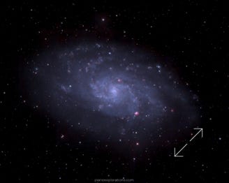 Galaktyka Trójkąta \ Triangulum Galaxy - Messier 33
