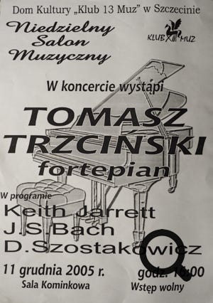 Around The Koln Concert, Szczecin 2005 #KeithJarrett #Thekolnconcert